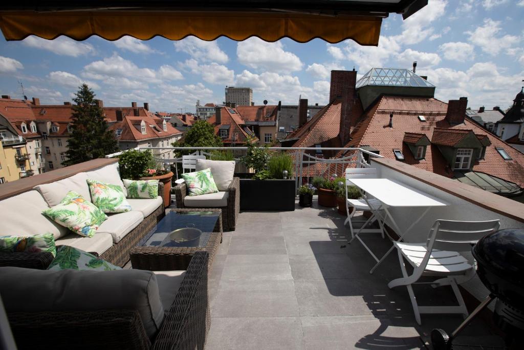 Illustration of Penthouse Suite Hotels In Munich