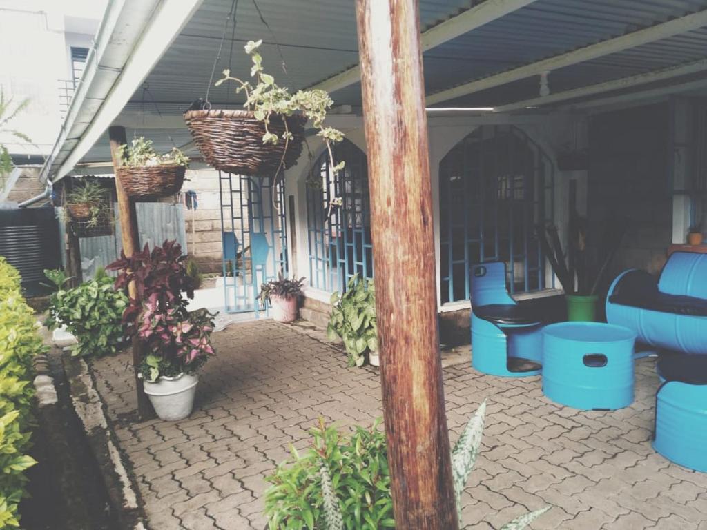 Posezení v ubytování Nairobi Transit Lounge