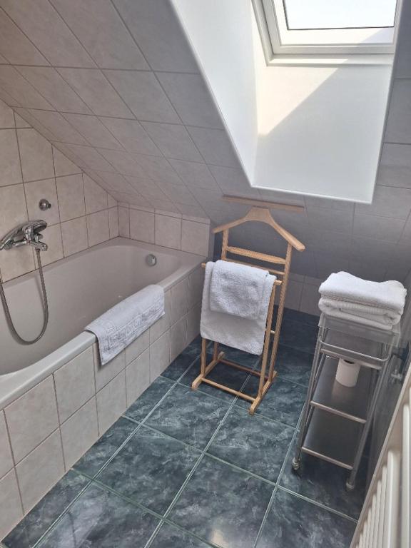 Koupelna v ubytování Ubytování u Bilkovičů