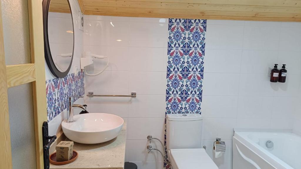 Koupelna v ubytování Iznik Candarlı Ciftligi