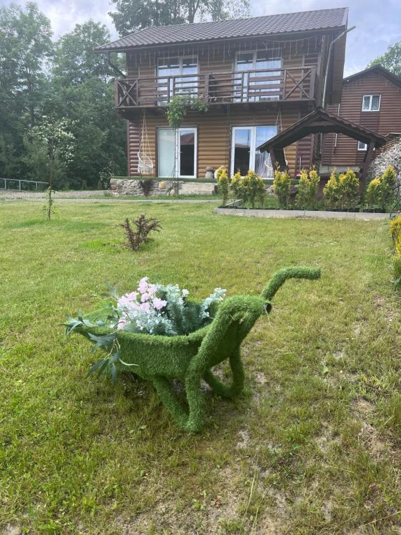 Zahrada ubytování Dva Braty eco