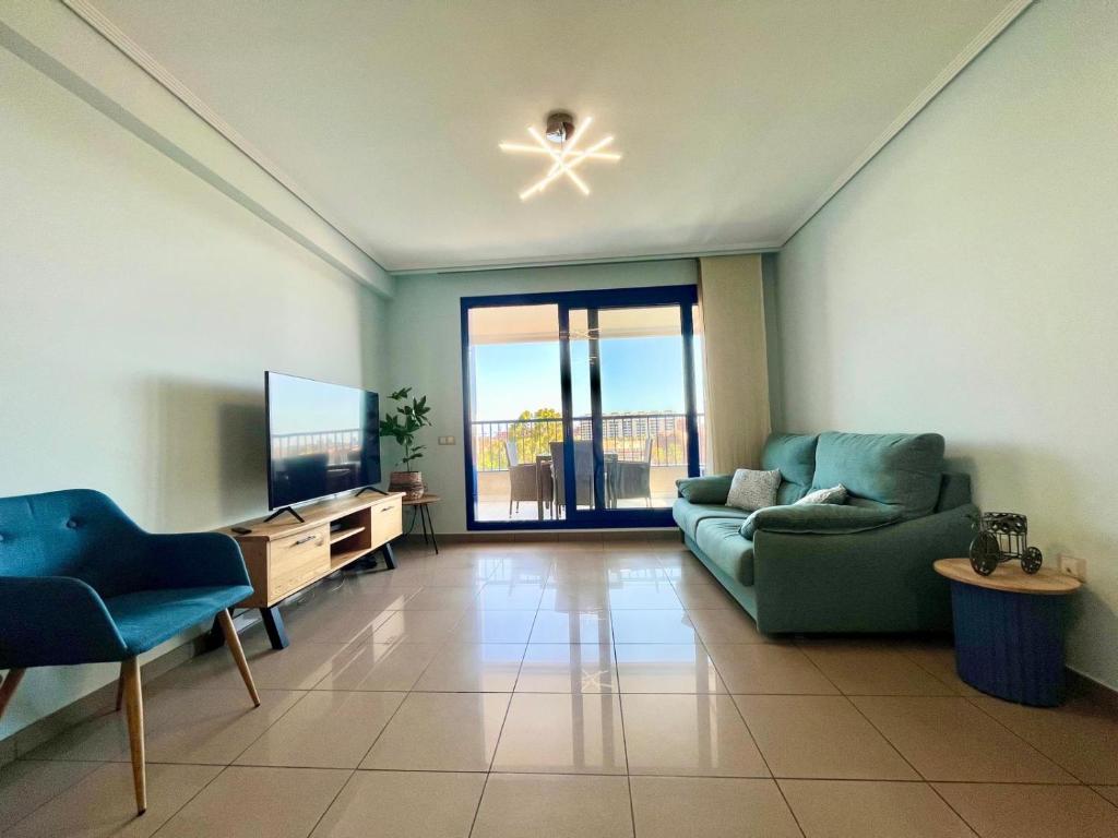 Posezení v ubytování Blue Beach Apartment+Oceanview+Private Parking