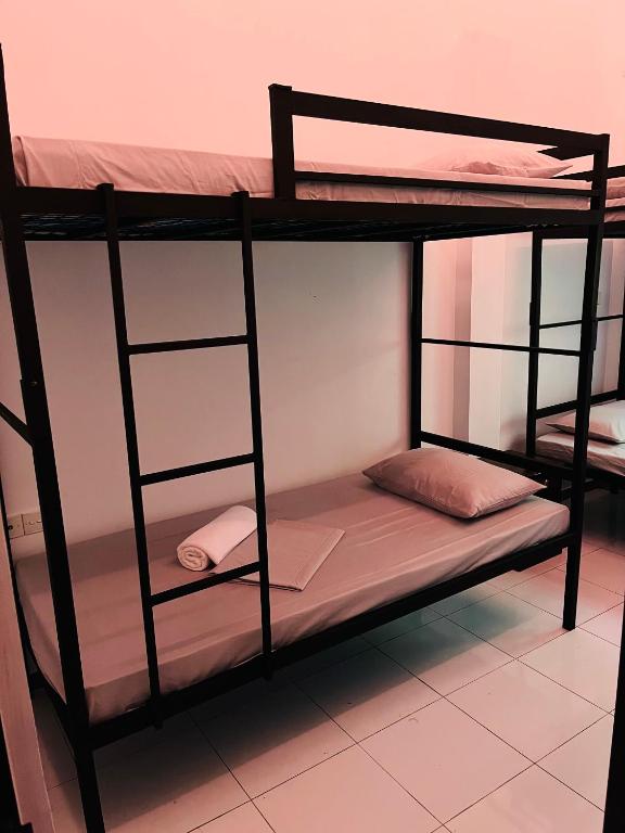 Postel nebo postele na pokoji v ubytování Star Eyes Hostel