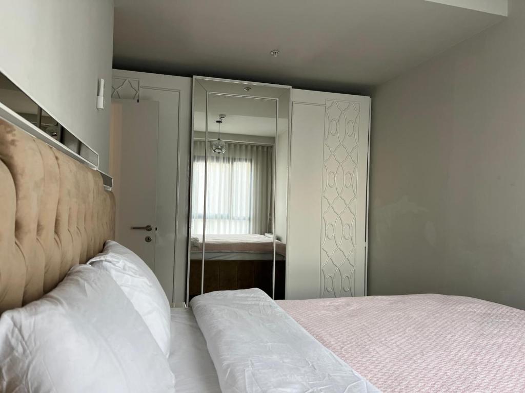 Postel nebo postele na pokoji v ubytování DOUBLEROOm