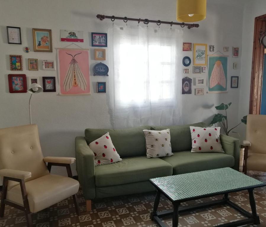 Χώρος καθιστικού στο Apartament Bellserrat