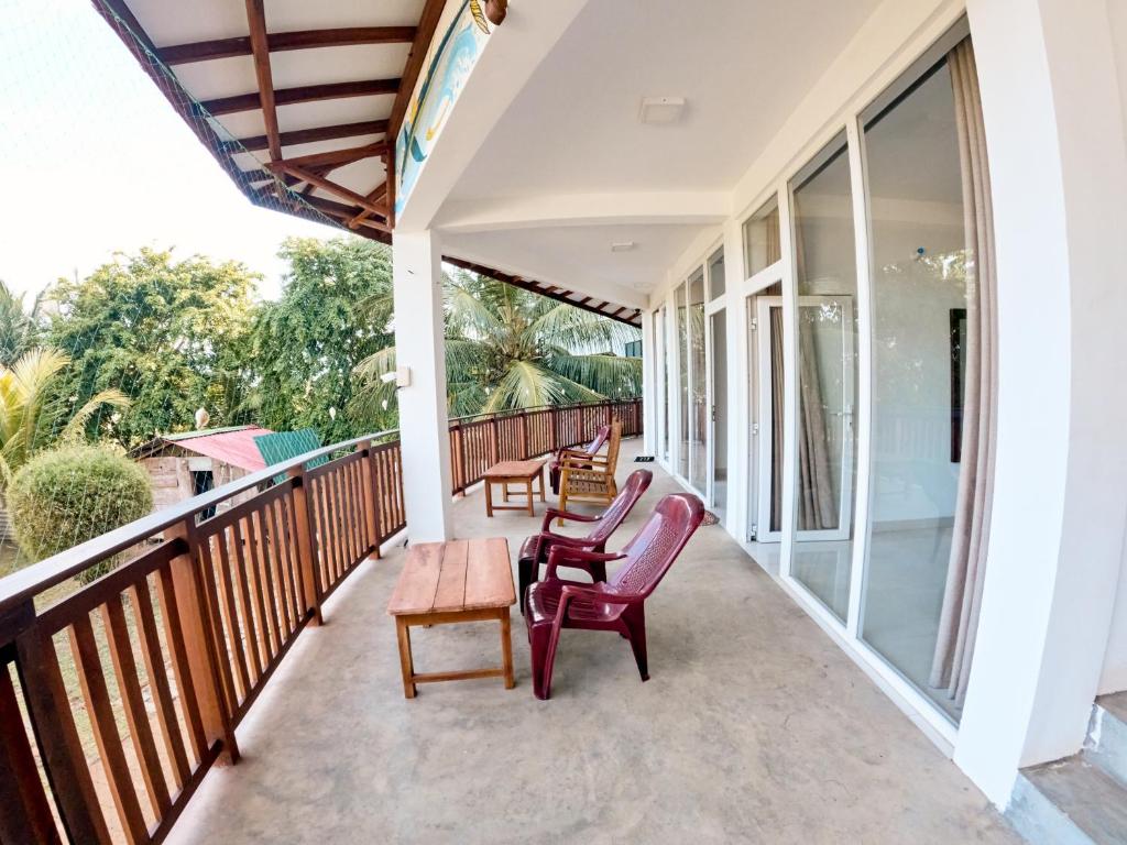 Balkón nebo terasa v ubytování Baden Beach Hotel