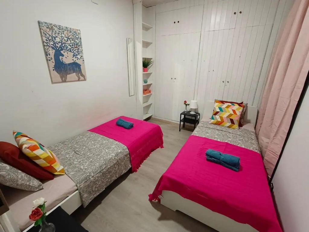 Postel nebo postele na pokoji v ubytování Private Room Heart Eixample