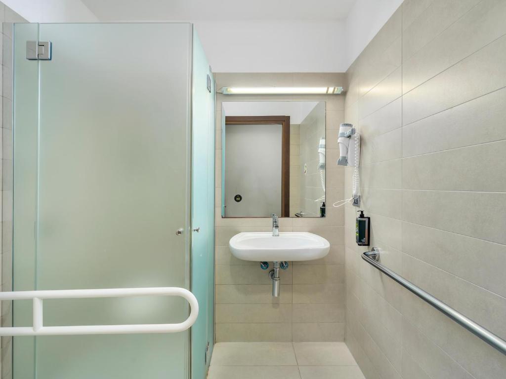 Koupelna v ubytování B&B Hotel Milano-Monza
