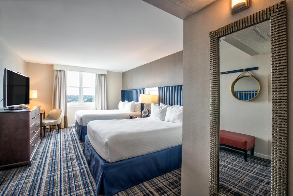 Postel nebo postele na pokoji v ubytování Hotel Gettysburg