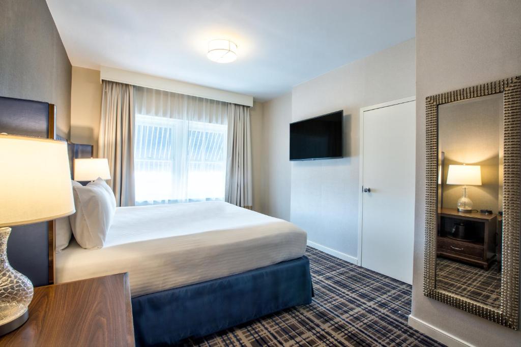 Postel nebo postele na pokoji v ubytování Hotel Gettysburg