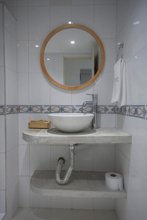 Koupelna v ubytování Hotel Stil Cartagena