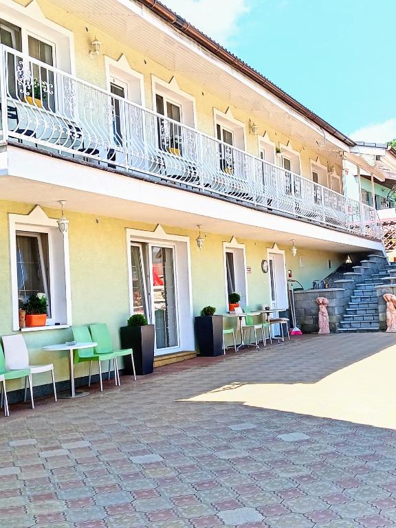 A balcony or terrace at Apartmany a Chata Agy