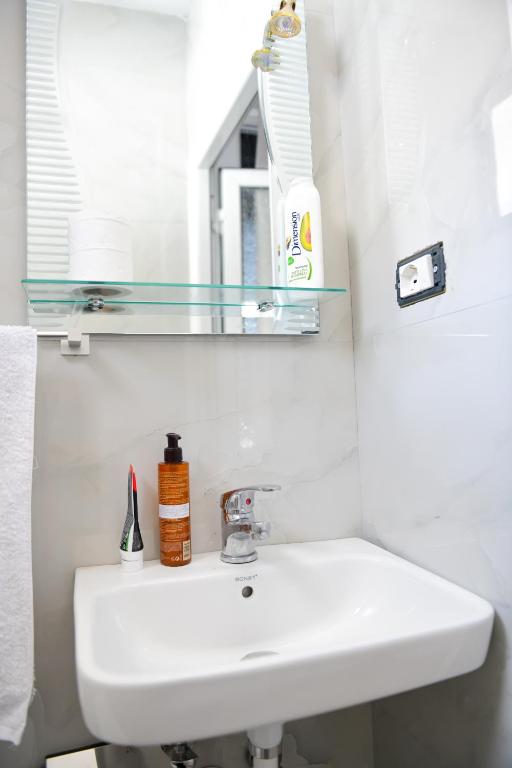 Koupelna v ubytování Hotel Villa Edis