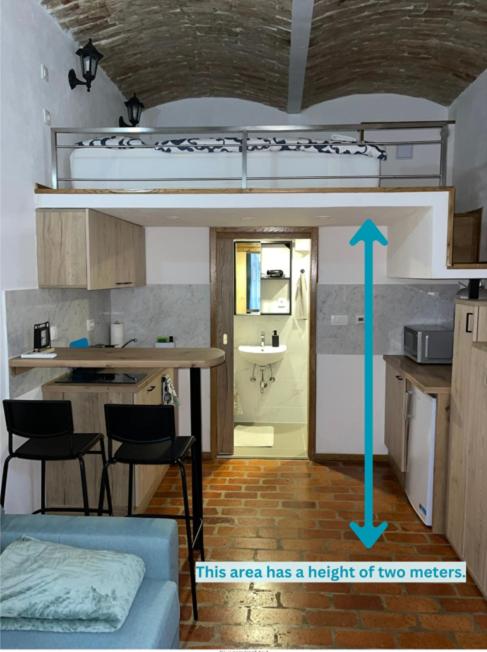 Kuchyň nebo kuchyňský kout v ubytování Zenroom Apartments