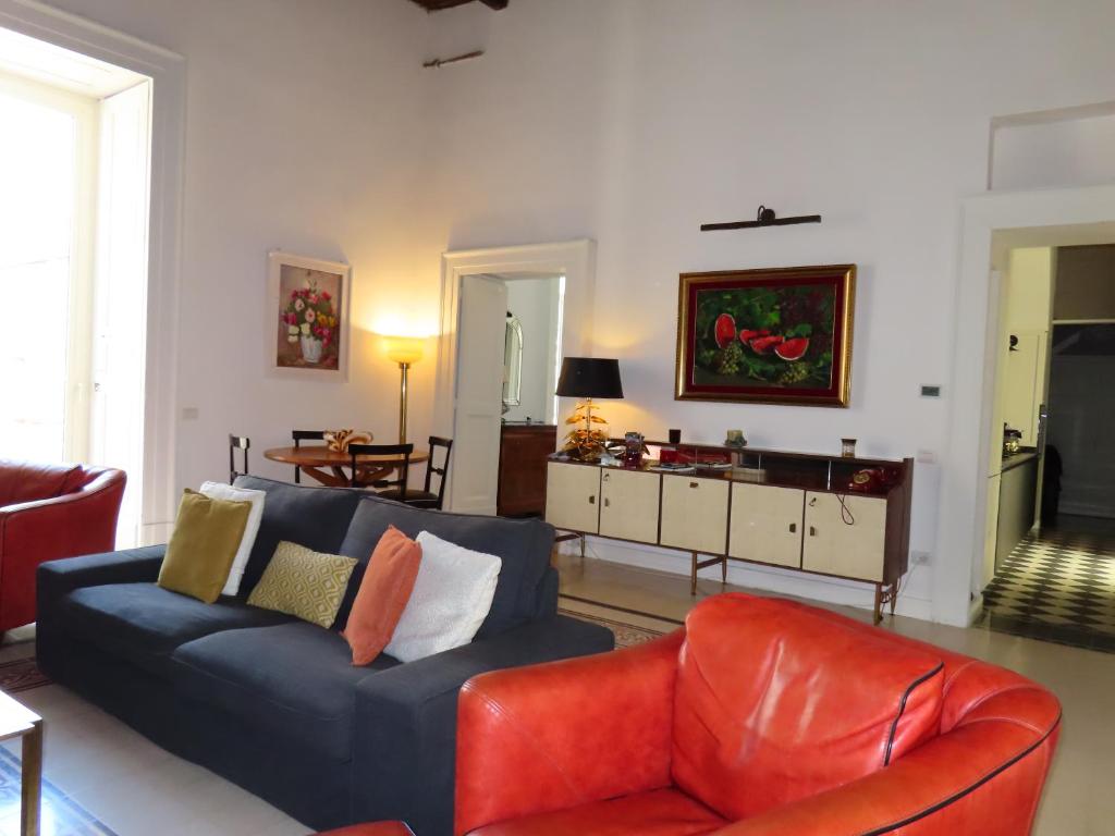Posezení v ubytování Casa Orlanda