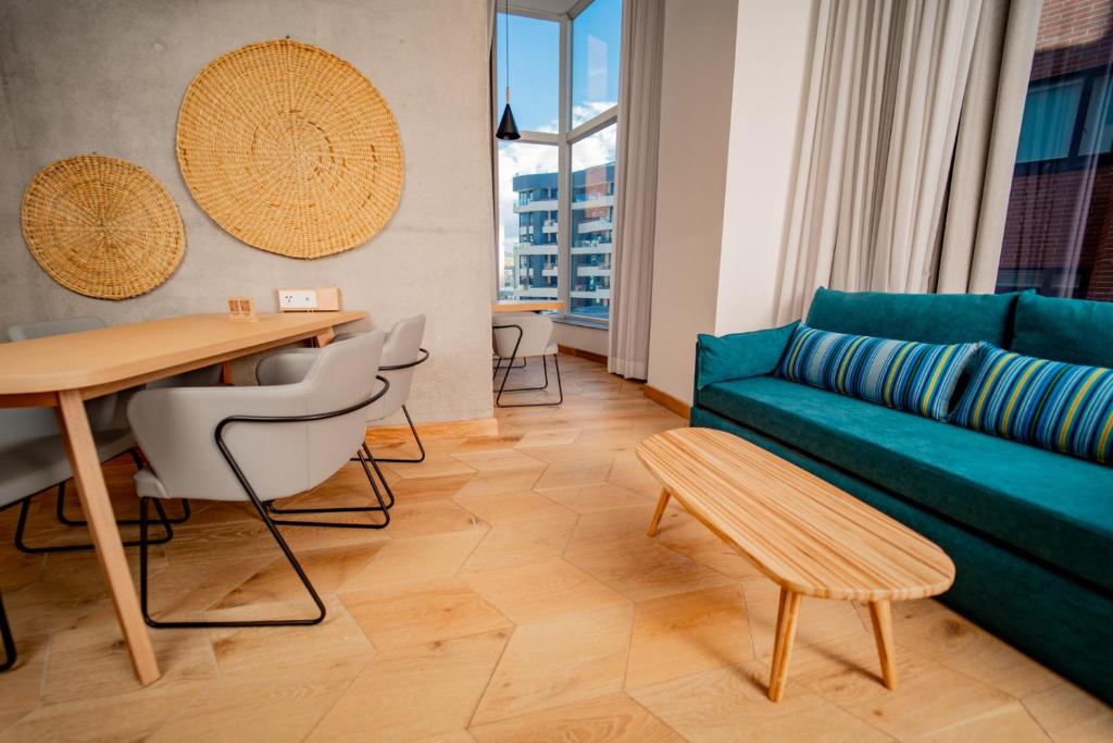Posezení v ubytování GO Quito Hotel
