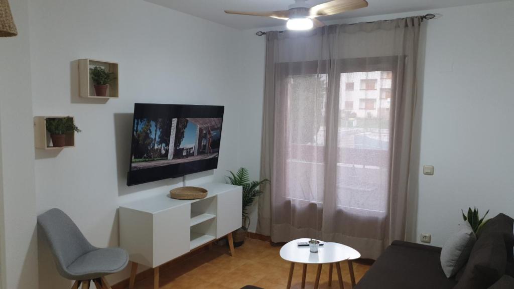 Et tv og/eller underholdning på Apartamento Loira Villanúa