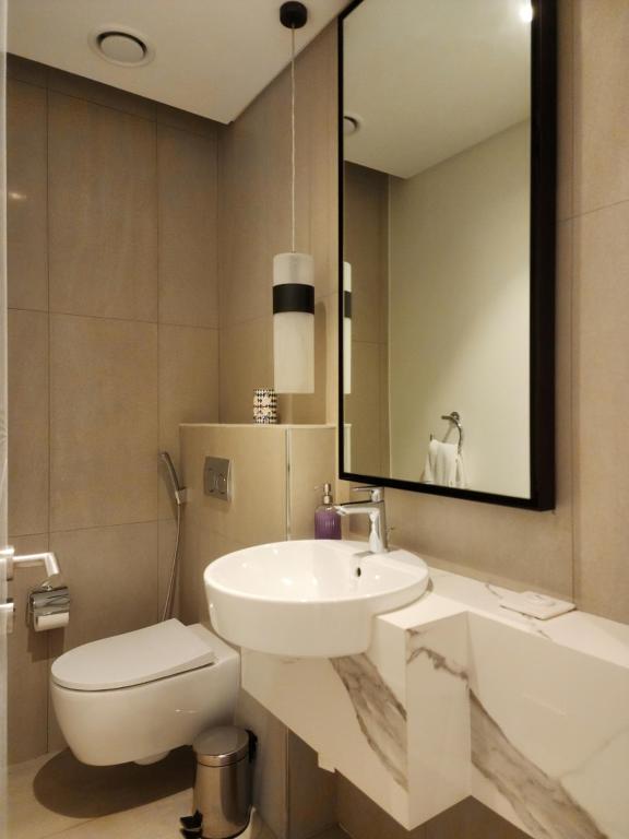 Koupelna v ubytování Apartment at Address Beach Resort Sharm Al Aqah