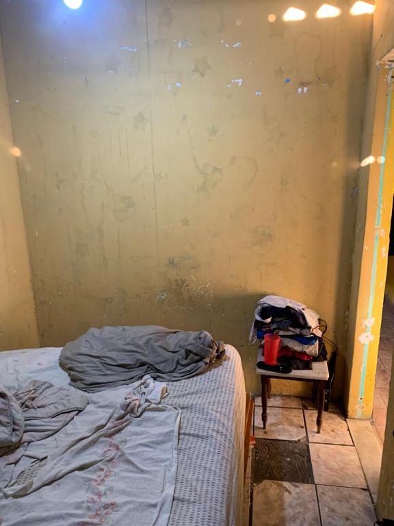 Ένα ή περισσότερα κρεβάτια σε δωμάτιο στο Casa tchoppa