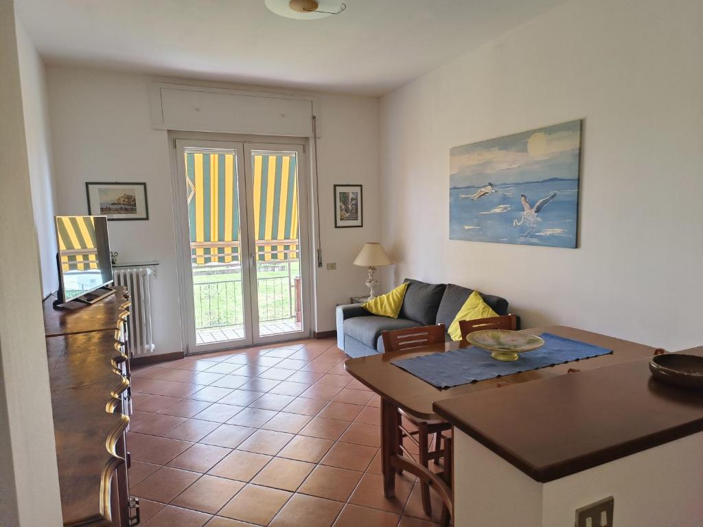 Posezení v ubytování B&B Il Melograno