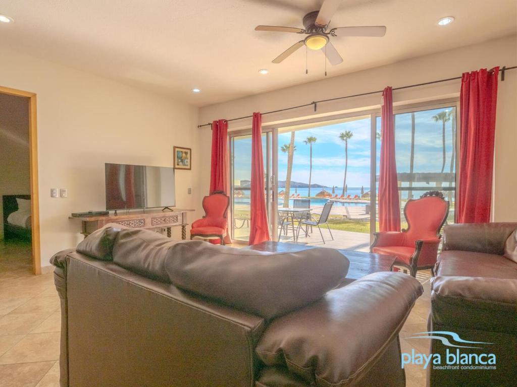 Χώρος καθιστικού στο Playa Blanca Premier Unit 109