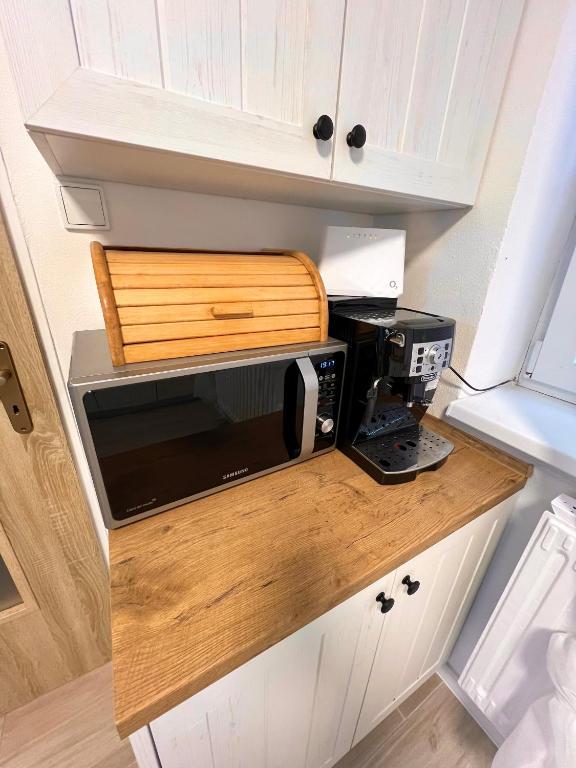 Kuchyň nebo kuchyňský kout v ubytování Mezi stromy 165