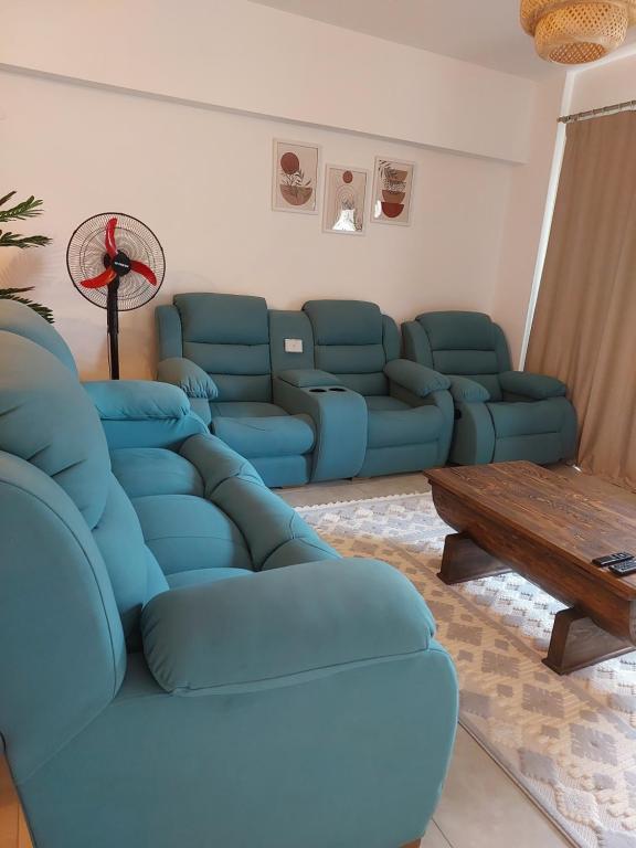 Posezení v ubytování Marassi North Coast مراسى الساحل الشمالى