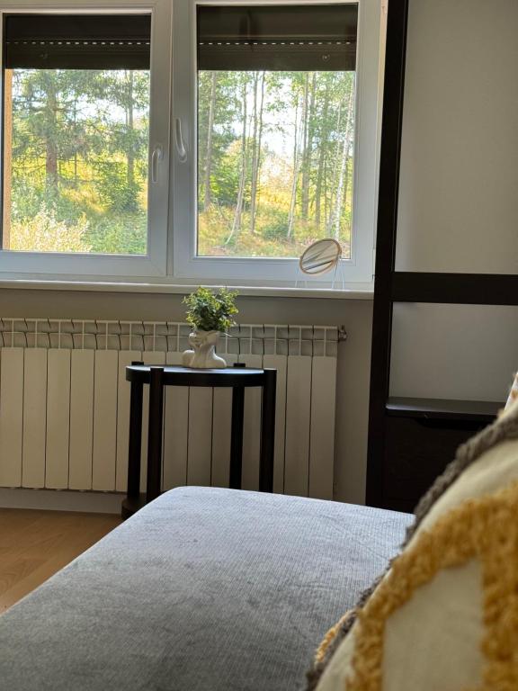 Posteľ alebo postele v izbe v ubytovaní Głębce 32A