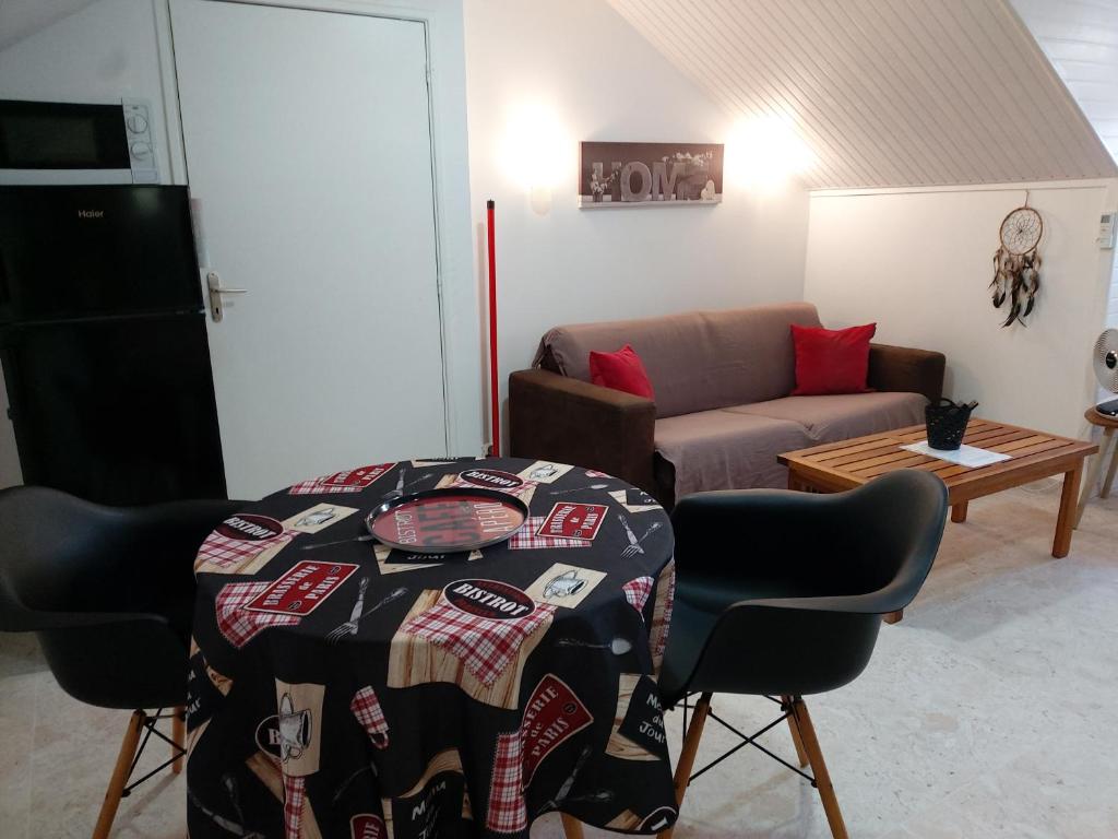Posezení v ubytování Ti Cozy baie mahaut