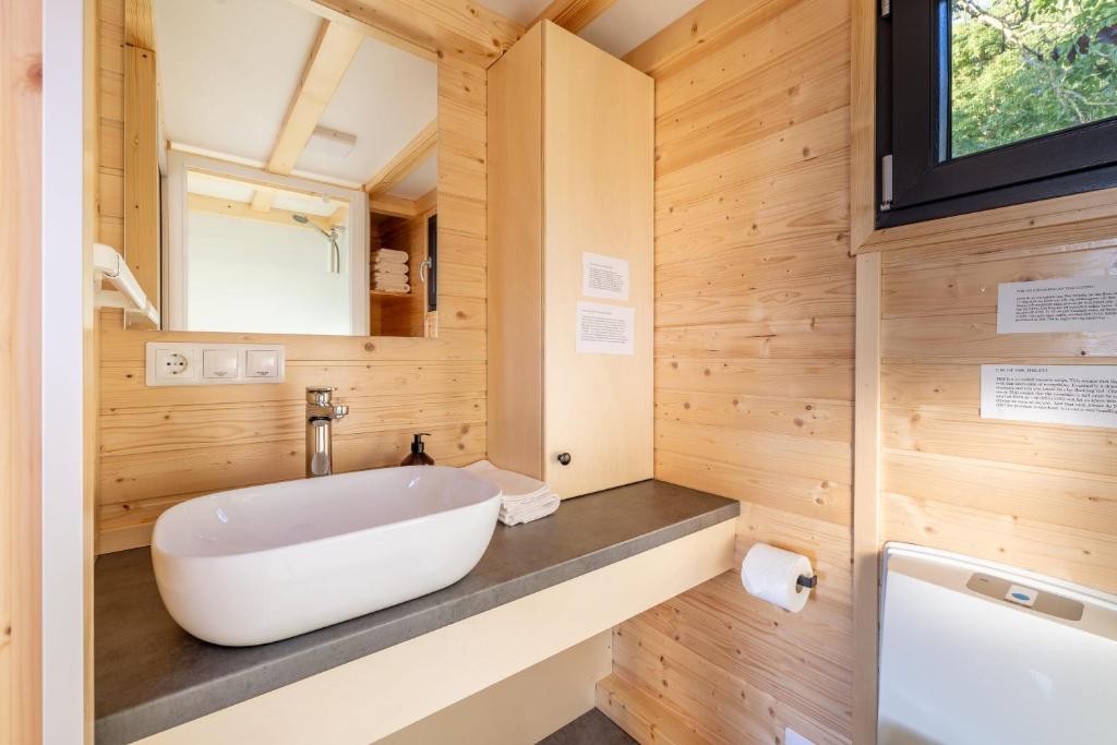 Koupelna v ubytování Kullaberg Tiny House by Tiny Away