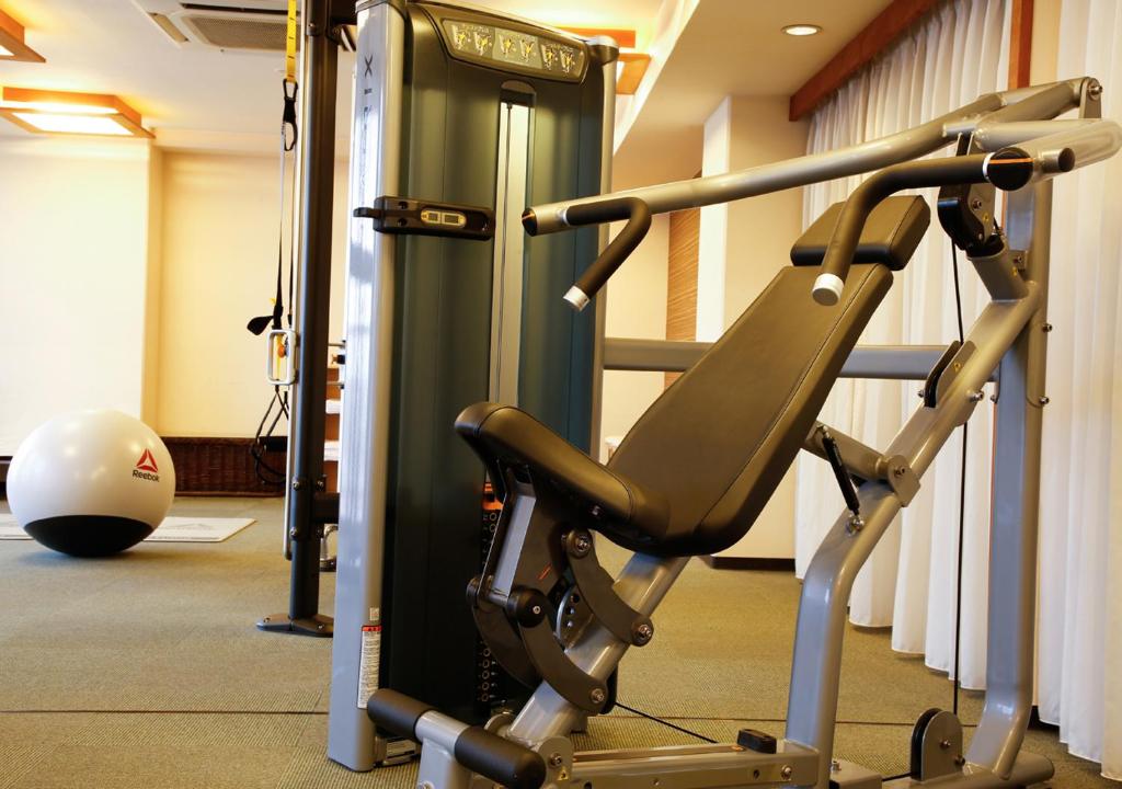 Fitness centrum a/nebo fitness zařízení v ubytování Shimahana