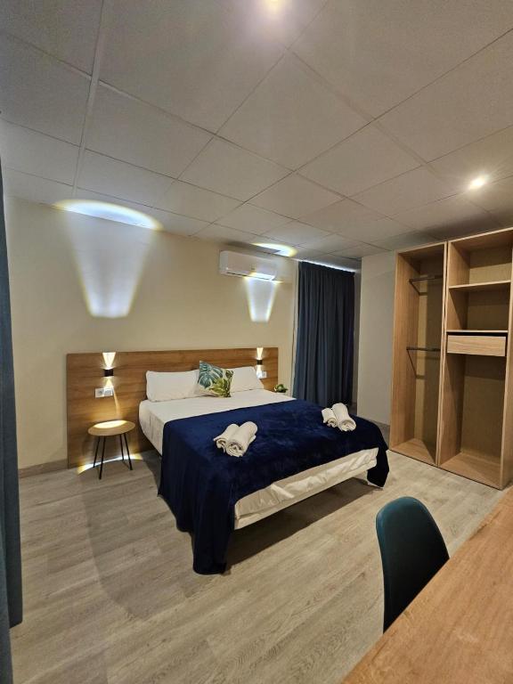Postel nebo postele na pokoji v ubytování Hotel Mar i Sol