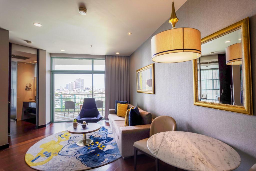 Chatrium Hotel Riverside Bangkok - Suite 1 Chambre Lits Jumeaux Avec Vue Sur Ville