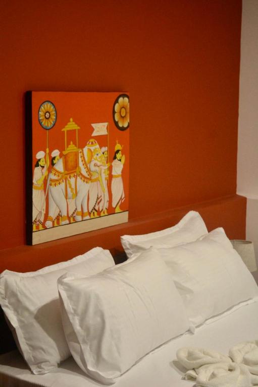 Postel nebo postele na pokoji v ubytování Nilo Lanka Hotel