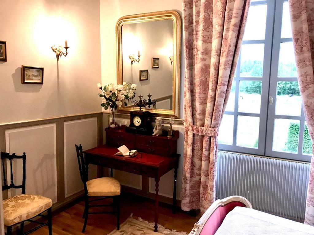 Domaine de L'orangerie du château de Motteville chambres d'hotes - Chambre Double