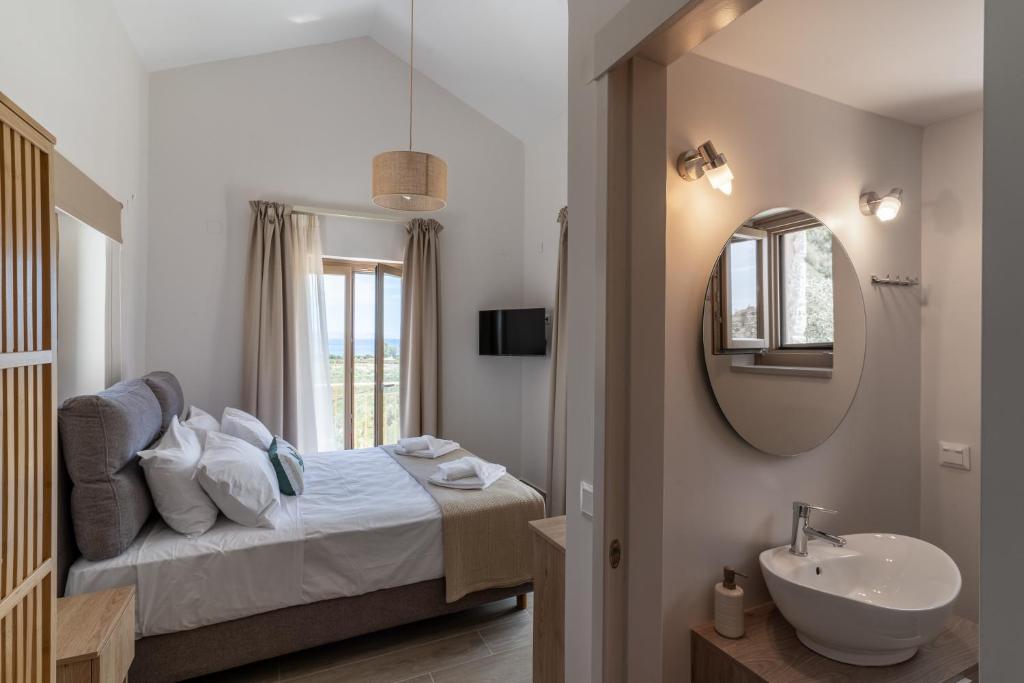 Postel nebo postele na pokoji v ubytování Istorima Guesthouse