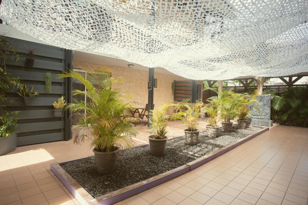 Zahrada ubytování 15 - LE VACOA - CHAMBRE 15 ETG D