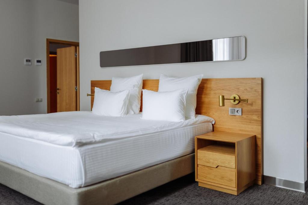 Postel nebo postele na pokoji v ubytování Old Ijevan Boutique Hotel
