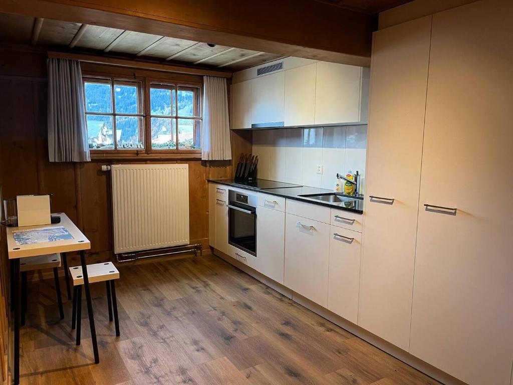 Kuchyň nebo kuchyňský kout v ubytování Sonne