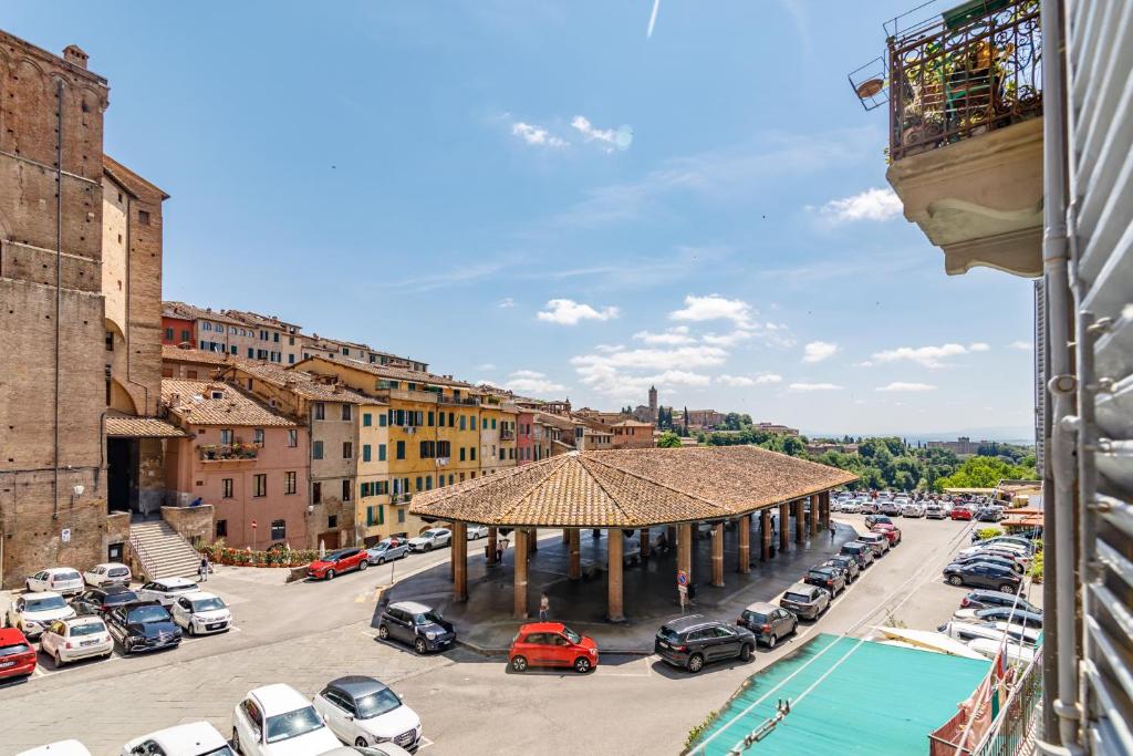 Budynek, w którym mieści się apartament
