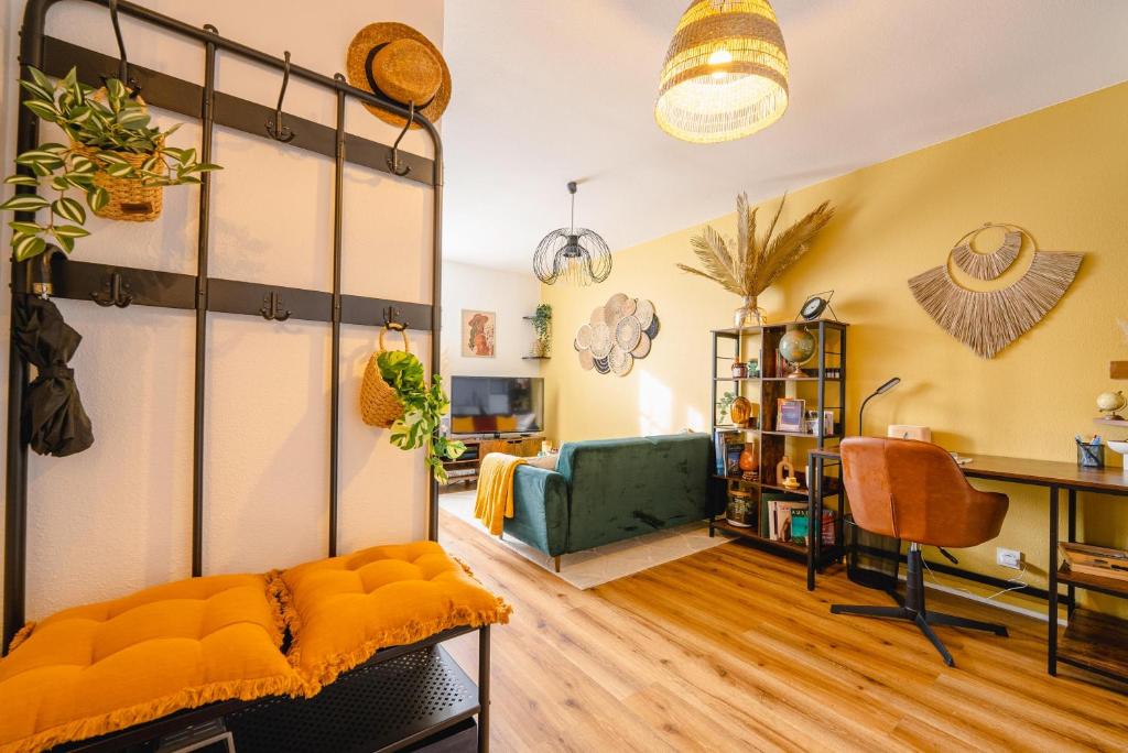 Posezení v ubytování Tiaré