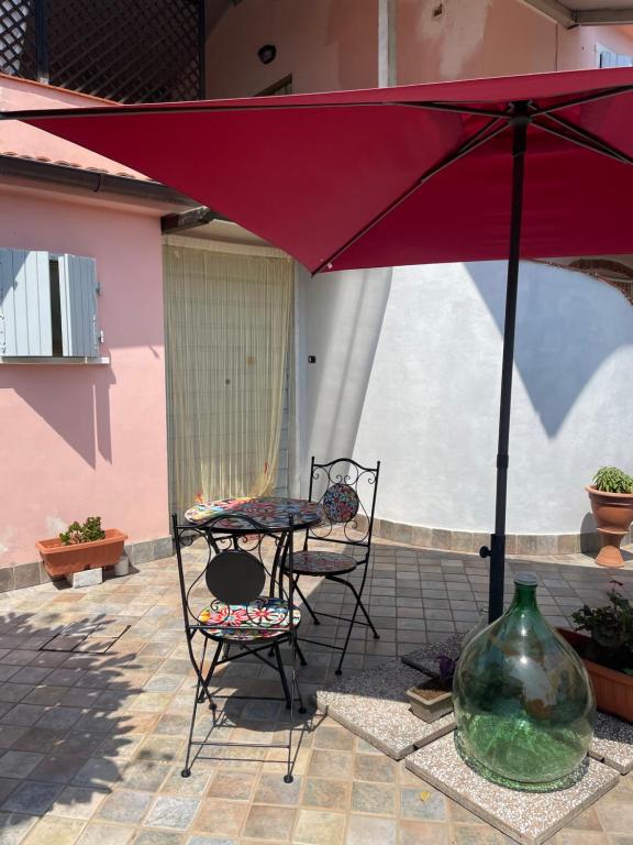 Patio nebo venkovní prostory v ubytování Camera matrimoniale