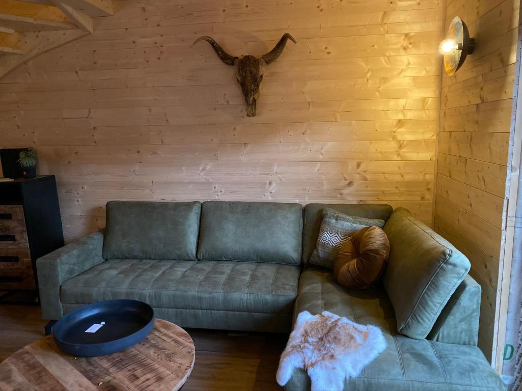 Posezení v ubytování Nassfeld Chalet A and B