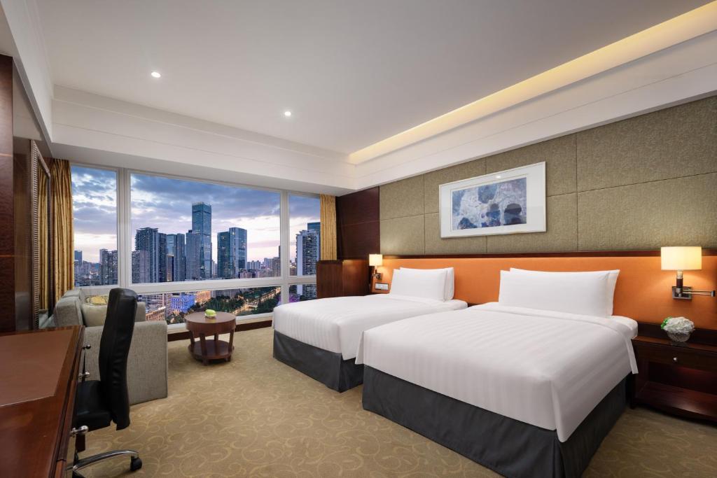 Shangri-La Chengdu - Deluxe Twin Room Con Vista Al Río