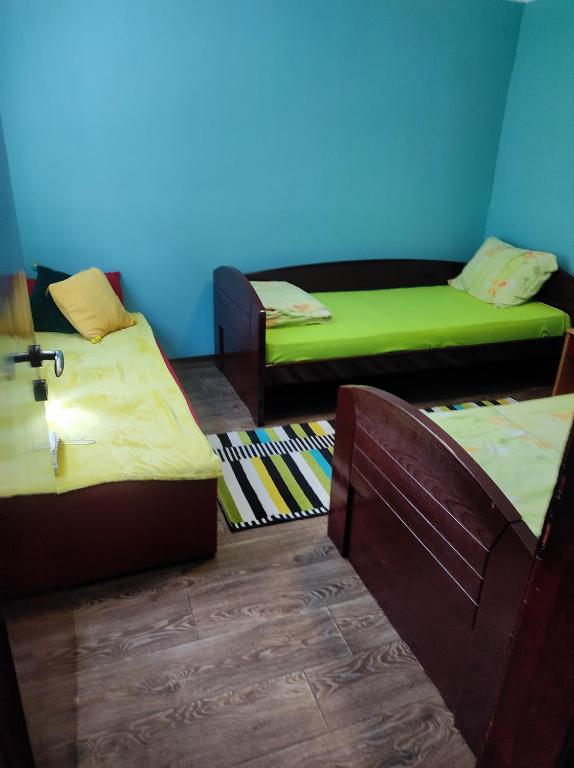 Postel nebo postele na pokoji v ubytování Vracar Affordable Suites - Vracar Povoljni Stanovi