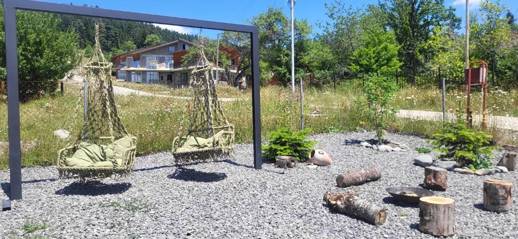 Zahrada ubytování Villa Victoria in Bakuriani