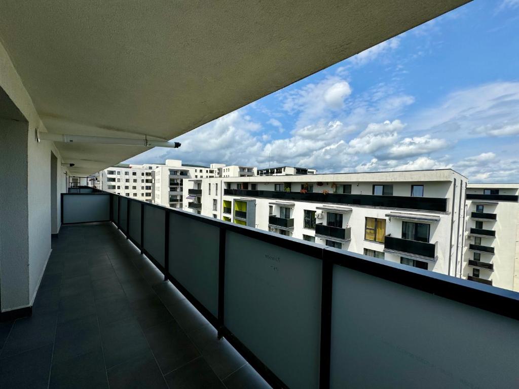 Balkón nebo terasa v ubytování Apartament Premium