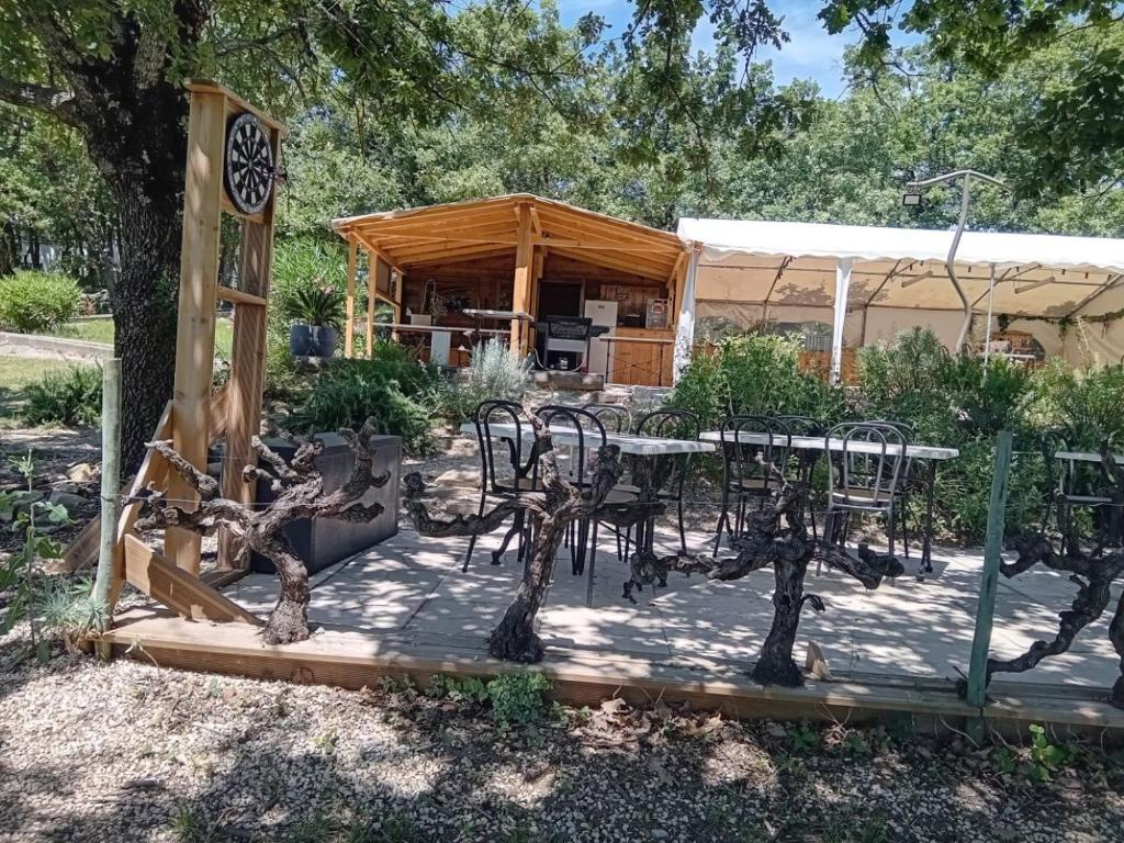 Zahrada ubytování Domaine de la Chêneraie