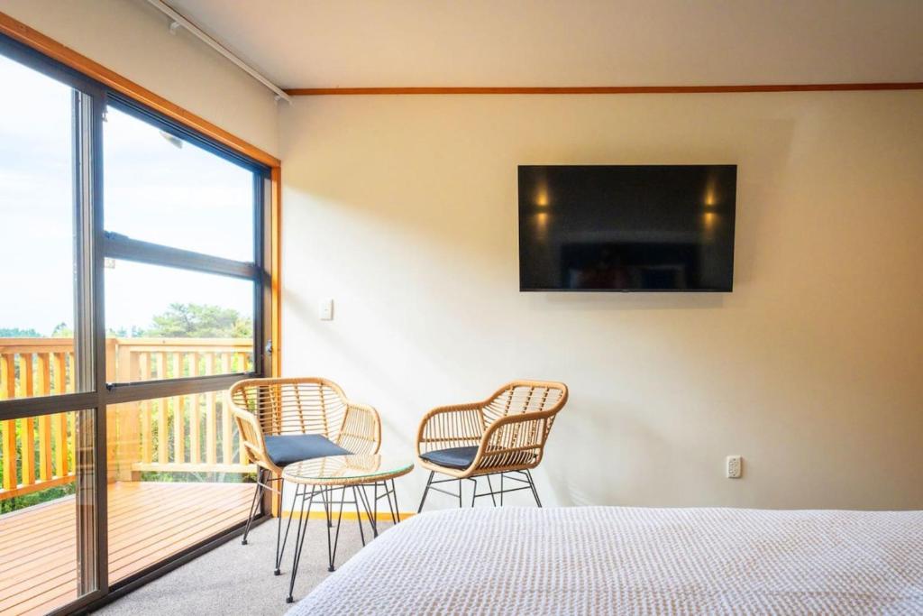 TV o dispositivi per l'intrattenimento presso Chapman House Auckland