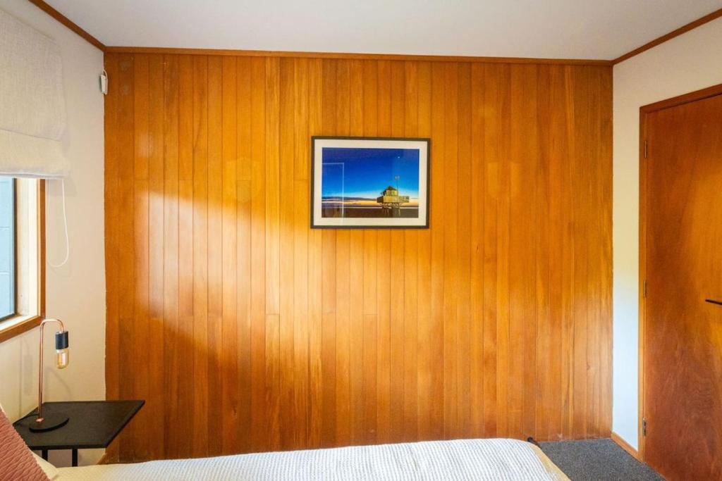 Letto o letti in una camera di Chapman House Auckland